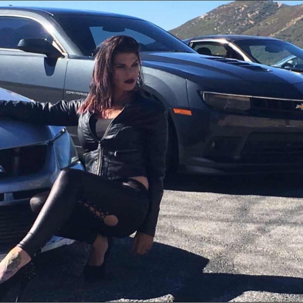 Sexy leather lace up leggings